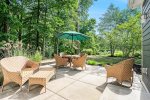 Patio area with outdoor furniture is the perfect place to relax